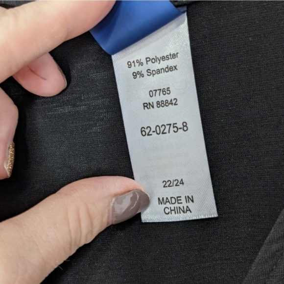 ‼️SOLD‼️ in Bundle SWIMSUITS FOR ALL Black Ava Racerback Jumpsuit 22/24 EUC - Picture 6 of 10